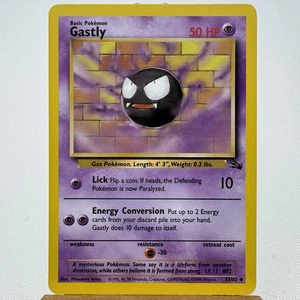 1999 Pokémon Gastly • Fossil 33/62 • Near Mint - Picture 1 of 11