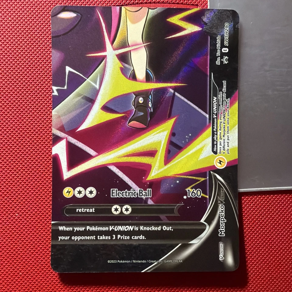 SWSH: Sword & Shield Promo Cards #SWSH290 Morpeko V-Union NM - Image 1 of 2