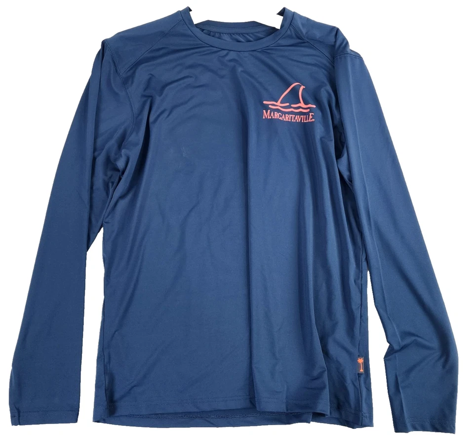 Margaritaville Men's L Navy Sun tee long sleeve Brand New W/tags MSRP $30.00 - Image 1 of 4