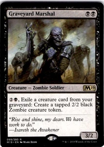 Magic The Gathering Graveyard Marshal Core Set 2019 Rare #99 - Picture 1 of 2