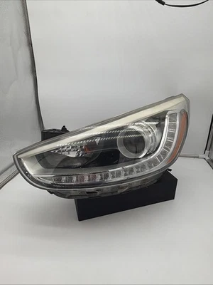 Faro lateral izquierdo halógeno Hyundai Accent 2015 2016 2017 con LED LH OEM Foto 1 de 4
