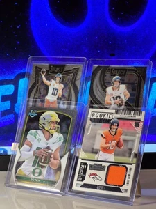 Bo "Ferris Bueller" Nix Rookie Cards by Panini and Bowman 2024. PYC - Picture 1 of 5