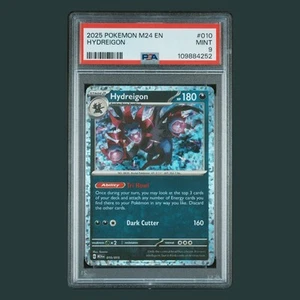 2025 POKEMON M24 EN HYDREIGON PSA MINT 9 HOLO - Picture 1 of 2