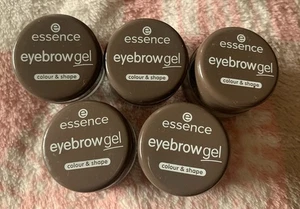Farbiges Augenbrauen Gel 5 Stück 04 Dark Brown Braun Essence - Bild 1 von 3
