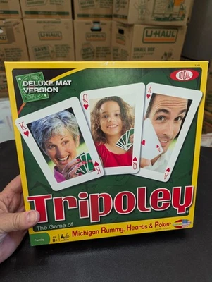 TRIPOLEY 豪华垫子版本 100% 完整 2010 年密歇根拉米之心扑克卡 — 第 1/4 张图片