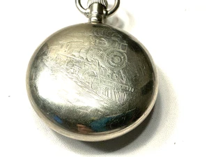 Vintage Elgin Pocket Watch Silveroid Railroad Train Not running - Picture 1 of 5