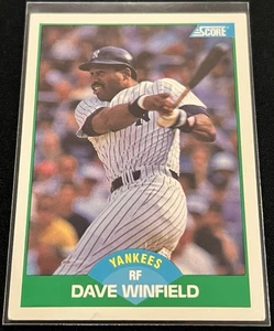 1989 Score Baseball Dave Winfield #50 New York Yankees - Picture 1 of 6