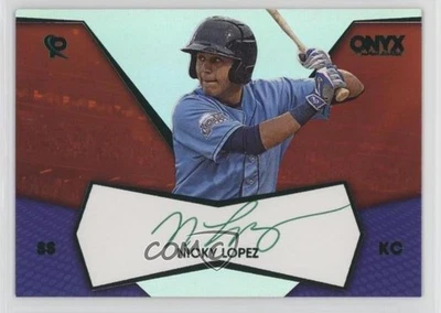 2017 Onyx Platinum Elite Auto Green /50 Nicholas Lopez Nicky Lopez #NL-PE17 Auto - Image 1 of 2