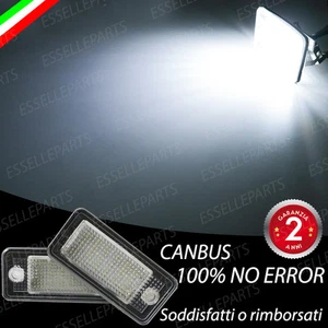 PLACCHETTE A LED LUCI TARGA 18 LED SPECIFICHE AUDI A3 8P + SPORTBACK NO ERROR - Foto 1 di 1