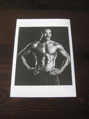 Fotos promocionales de boxeo en blanco y negro brillantes de la década de 1990 - NUEVAS Foto 1 de 1