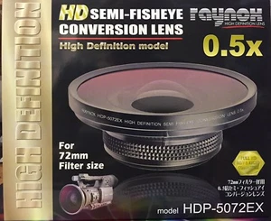 Raynox HDP-5072EX 5072 EX High Definition 0.5x Semi-Fisheye lens 72mm - Picture 1 of 5