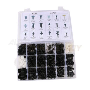 415Pcs Push Pin Rivet Car Bumper Door Panel Body Clip Retainer Fastener For Ford - Bild 1 von 5