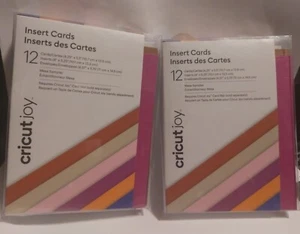 Lot of 2 Cricut Joy 12 Insert Cards, & Envelopes Mesa Sampler , 6 Colors. a13 - Picture 1 of 3