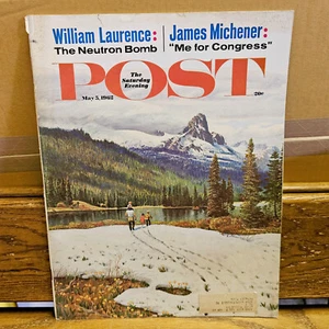 Saturday Evening Post Magazine May 5, 1962 Neutron Bomb James Michener - Picture 1 of 6