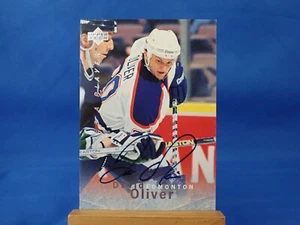 Upper Deck Hockey Be A Player 1996 Autograph Auto David Oliver - Picture 1 of 2