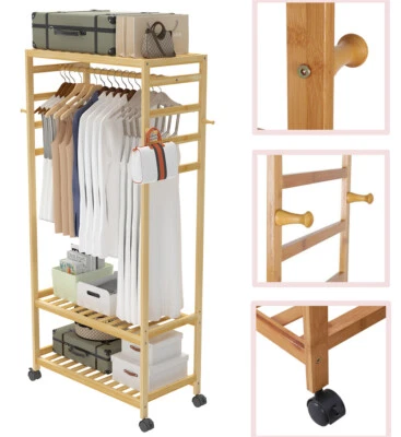 Schwerlast Kleiderständer Garderobenständer auf Rollen Groß Lagerregal Garderobe - Bild 1 von 4