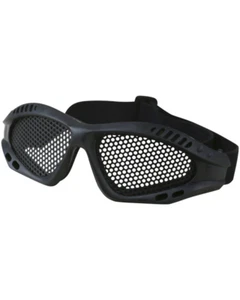 Kombat UK Black Tactical Mesh Glasses Airsoft Goggles Paintball Eye Protection - Picture 1 of 2