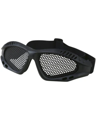 Kombat UK Black Tactical Mesh Glasses Airsoft Goggles Paintball Eye Protection - Image 1 of 2