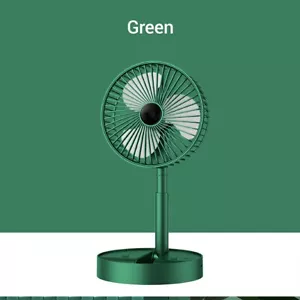 2x ventola pieghevole USB verde ricaricabile da tavolo ventola telescopica portatile da pavimento - Foto 1 di 6