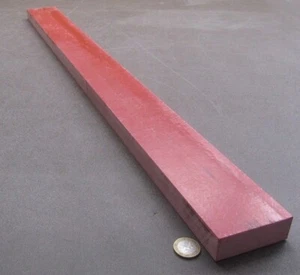 Fiberglass Bar, GPO3 Red 1.00" Thickness x 3.0" Width  x 36" Length   - Picture 1 of 15