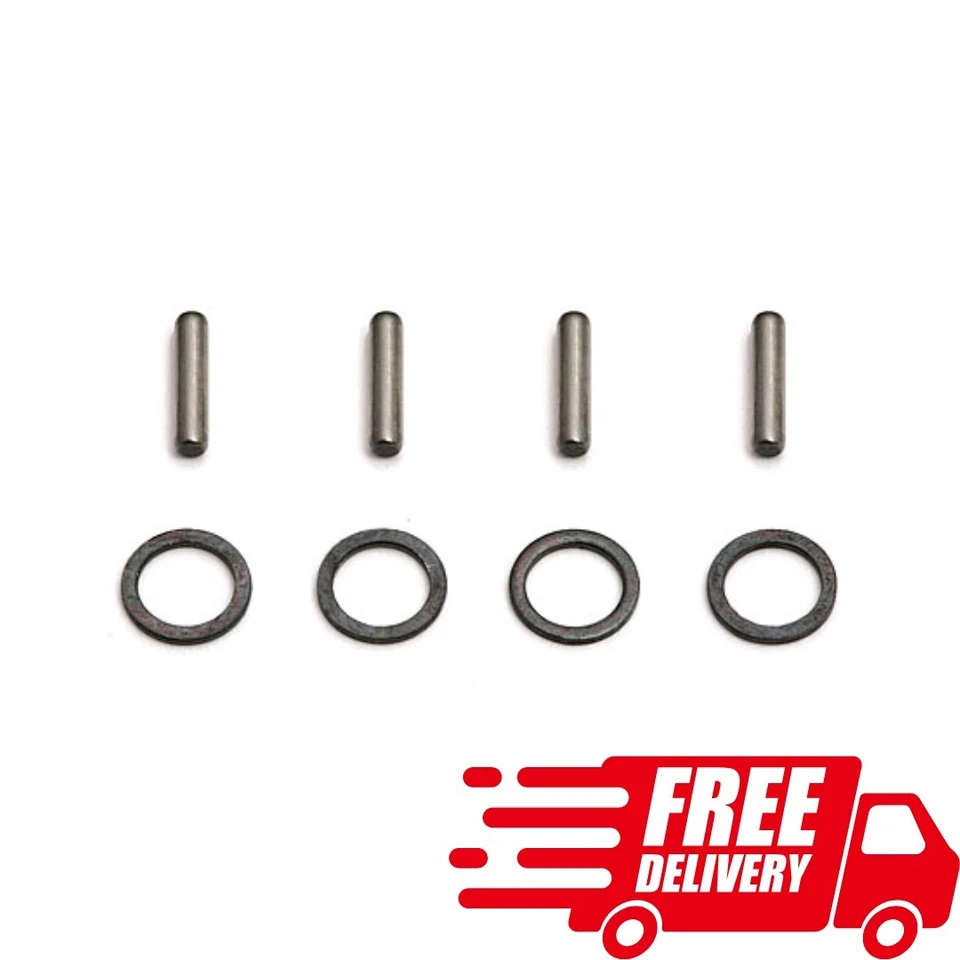 NEW! Vintage Team Associated Stub Axle Pins & Spacers RC18 SC18 Apex 1/18 RC Car - Image 1 of 1