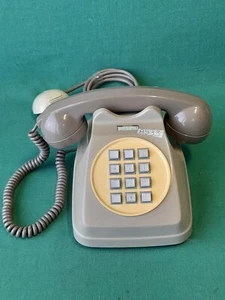 TELEFONO FISSO SIP FACE STANDARD A TASTI TASTIERA BIGRIGIO VINTAGE ANNI 80. AY33 - Foto 1 di 9