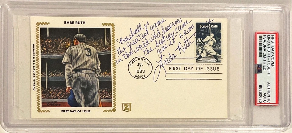 Linda Ruth Tosetti Babe Ruth Signed Auto FDC Cachet Envelope PSA/DNA #4 - Image 1 of 1