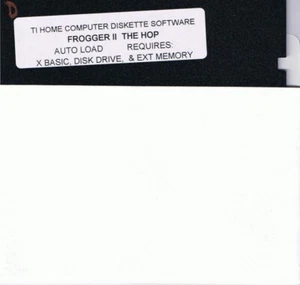 Disquete TI-99/4A FROGGER II THE HOP ON 5,25 - Imagen 1 de 1