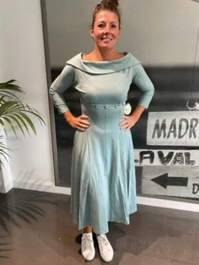 Lindy Bop Marla Baby Blue Vintage Style Dress - Picture 1 of 16