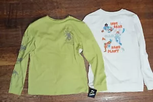 2- NWT Boys Graphic Tees T-shirts, Sz L (12-14) Skateboard + - Picture 1 of 13