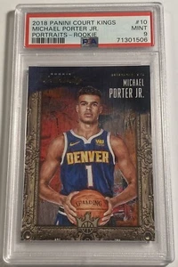 Michael Porter Jr. 2018-19 Panini Court Kings Rookie Portraits #10 083/199 PSA 9 - Picture 1 of 3