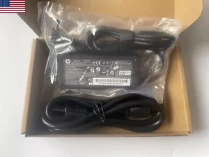 OEM Genuine 65W HP AC Adapter Charger blue tip 19.5V 3.33A Pavilion 710412-001 - Picture 1 of 4