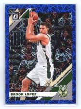 2019 Donruss Optic #91 Brook Lopez Blue Velocity MT/NRMT