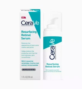 CeraVe Encapsulated Retinol Resurfacing Serum 30ml  Post-Acne Marks Skin Texture - Picture 1 of 8