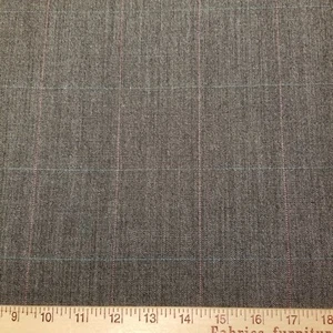 Azul marino/blanco = traje de lana fina para ventana tejido cruzado gris - - Imagen 1 de 3