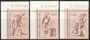 Vatican City Stamps 1976 SC# C60-C62 ' Angels ' Air Mail Stamps - Picture 1 of 2