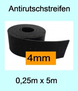 1Rolle, 4mm, Antirutsch-Streifen, 25cm x 5m, Ladungssicherung LKW VDI 2700  - Bild 1 von 3