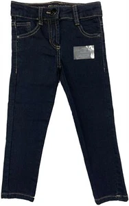 Pantalone jeans bambino blu scuro skinny fit elasticizzato denim blu navy - Foto 1 di 2