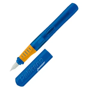 Pluma estilográfica Pelikan Pelikano Junior P67A azul mediana para niños - Imagen 1 de 3