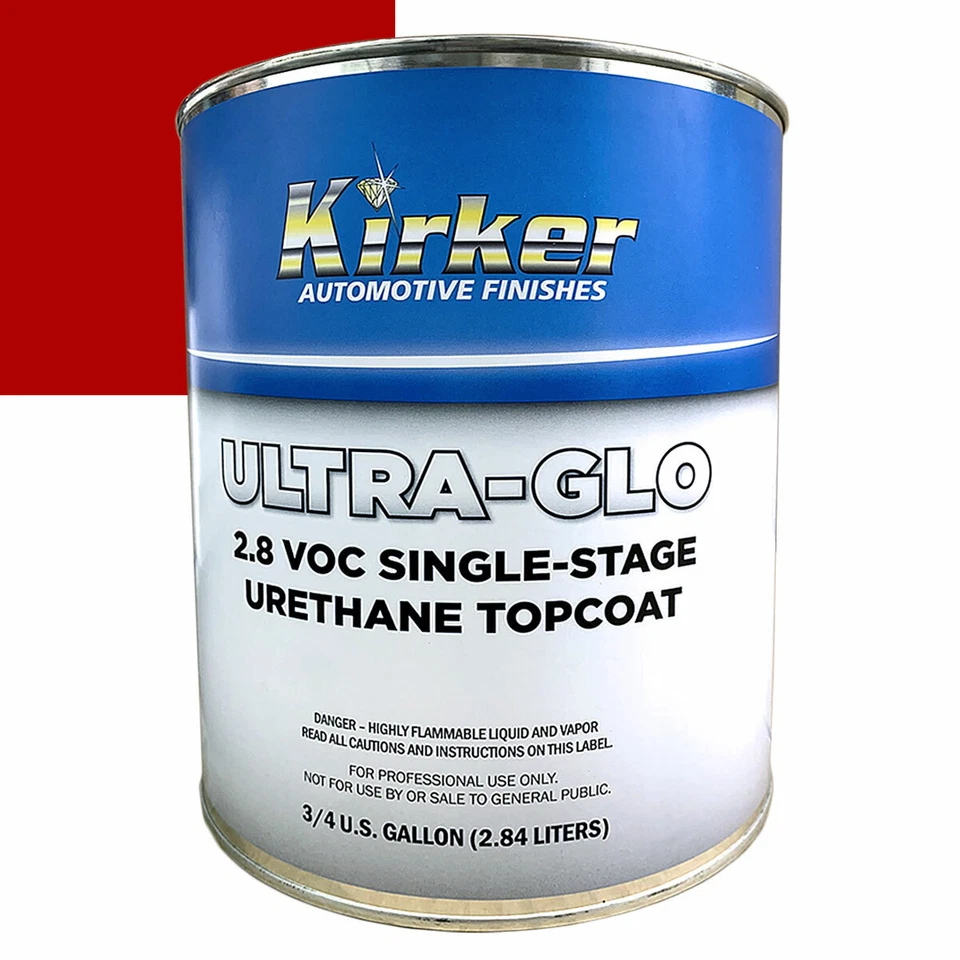 Kirker Viper Red Ultra-Glo Acrylic Urethane Enamel With Activator - UA-51439