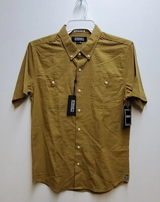 Camisa tejida EZEKIEL HAMMER S/S para hombre - GLDB - mediana - nueva con etiquetas Foto 1 de 4