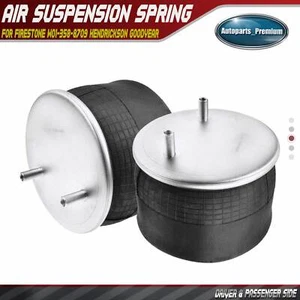 Set of 2 Air Suspension Spring Bags for Firestone Hendrickson Triangle 8453 8460 - Picture 1 of 8