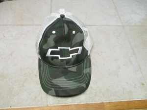 De Colección Chevy GM Camuflada Blanca Camionero Gorra de Béisbol Malla Trasera Snapback Infinity - Imagen 1 de 3