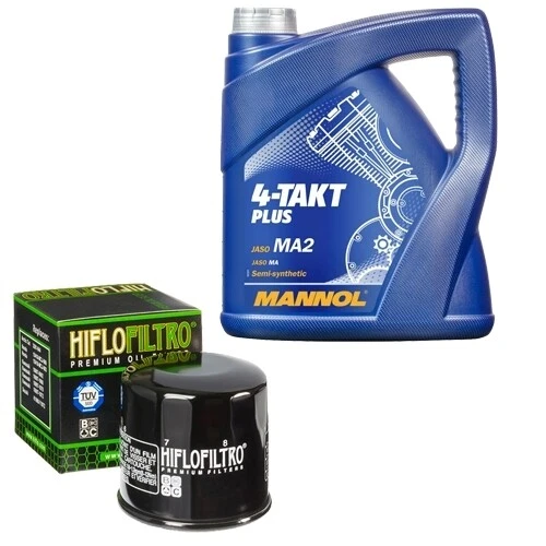 Triumph Street Triple 765 R Low ABS HD04 2020, MN 10W40 4L, HiFlo Ölfilter Set - Bild 1 von 1