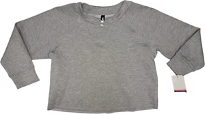 MTA Sport Girls Crew Neck Long Sleeve Sweatshirt Gray Medium 7/8 - Picture 1 of 1