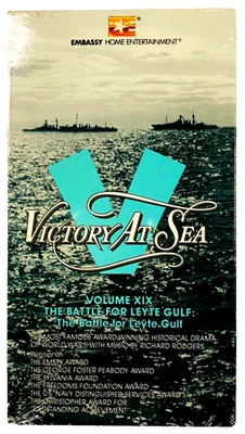 Victory at Sea Vol 19 Battle for Leyte Gulf  VHS (1996) NEW SEALED WATERMARK - Image 1 of 4