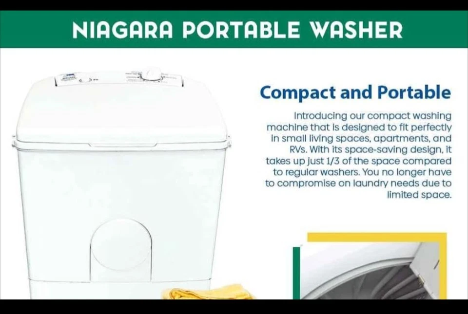 Portable Washer And Spin Dryer Set From The Laundry Alternative Inc Company - Image 1 of 4