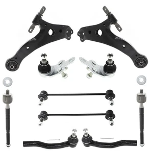 10PCS Black Front Lower Control Arm Suspension Kit For Toyota Camry 07 08-10 11 - Bild 1 von 11