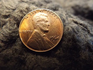 Extremely Rare 1964 D Lincoln Penny Letters On Edge. - Picture 1 of 3