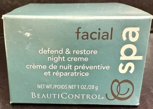BeautiControl Facial Spa Defend & Restore Night Cream 1 Oz - Picture 1 of 2